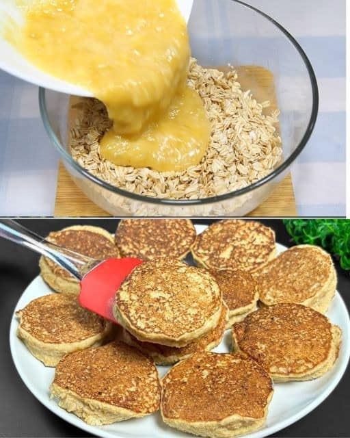 Naleśniki owsiane z jabłkiem i bananem