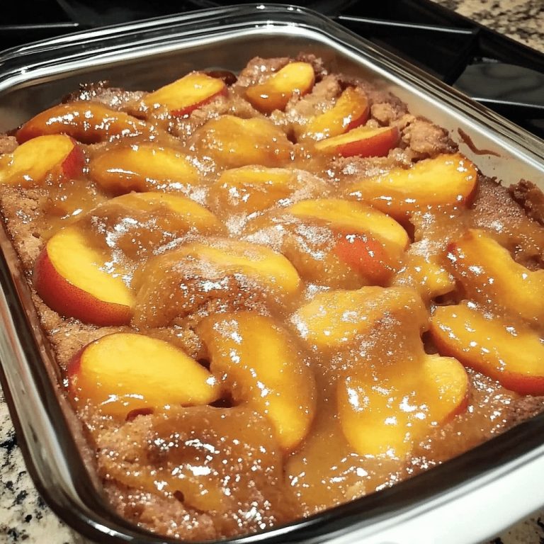 Krispy Kreme Peach Cobbler