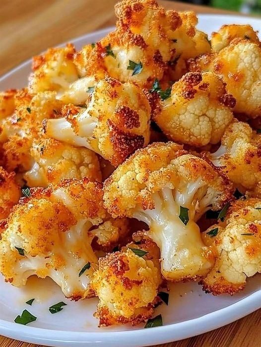 Chrupiący Pieczony Kalafior z Serem – Nieziemski Smak w kilka Minut!