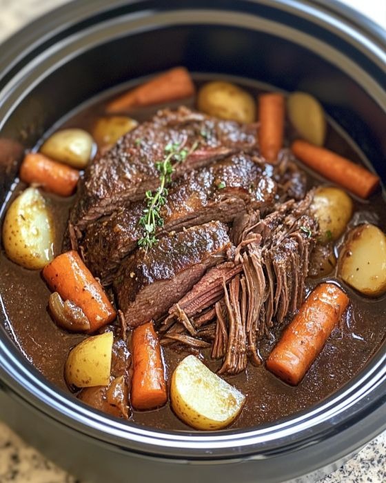 Przygotuj się na eksplozję smaków dzięki powoli gotowanej pieczeni w stylu amiszów!