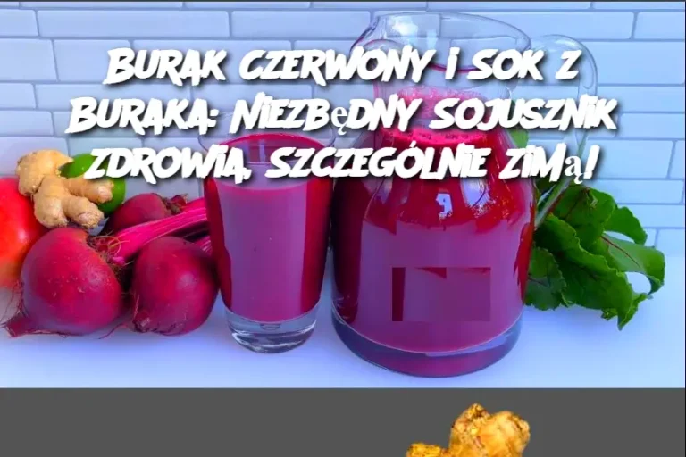 Burak Czerwony i Sok z Buraka: Niezbędny Sojusznik Zdrowia, Szczególnie Zimą!