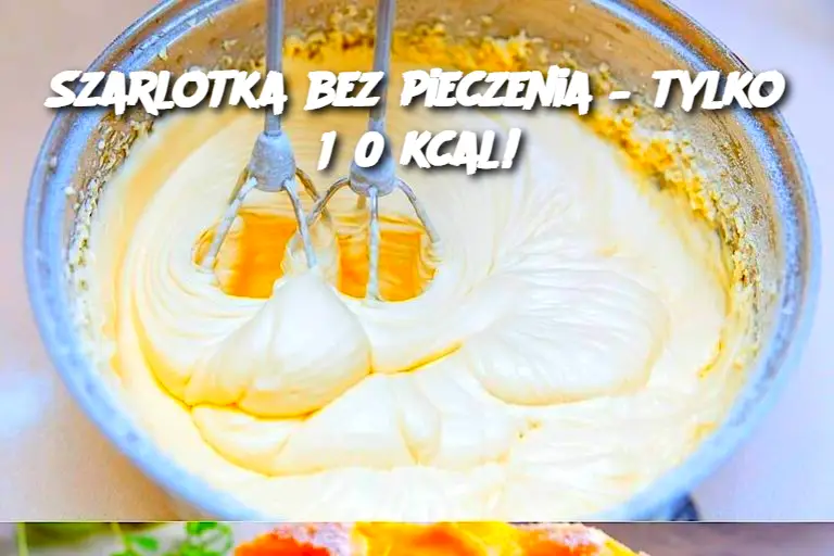 Szarlotka bez pieczenia – tylko 180 kcal!
