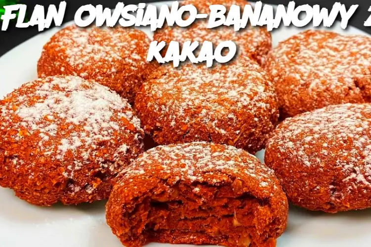 Flan owsiano-bananowy z kakao