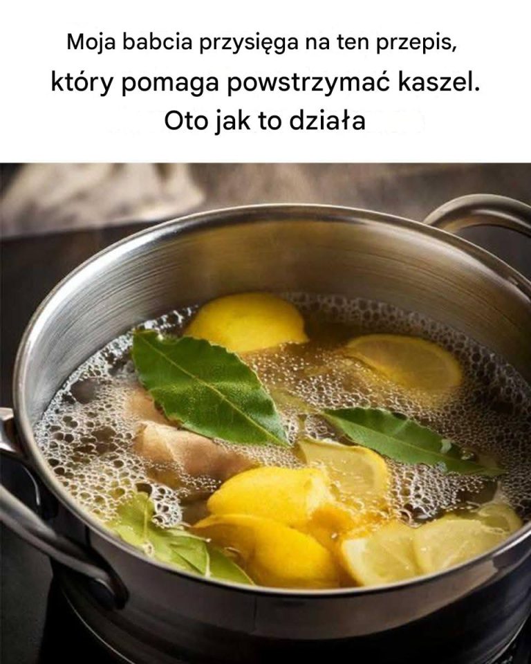 Przewodnik krok po kroku, jak przygotować gorącą herbatę z liściem laurowym Aby przygotować tę kojącą herbatę, będziesz potrzebować 2-3 liści laurowych, łyżki miodu, plasterka cytryny i małego kawałka imbiru. Zacznij od zagotowania szklanki wody. Po zagotowaniu dodaj liście laurowe i imbir i gotuj na wolnym ogniu przez 5-7 minut. Zdejmij z ognia i przecedź płyn do szklanki. Dodaj miód i odrobinę soku z cytryny do smaku. Dobrze wymieszaj i ciesz się kojącym ciepłem tej ziołowej herbaty.  Jak przepis łagodzi kaszel  Jak przepis łagodzi kaszel Połączenie tych składników działa synergicznie, aby złagodzić kaszel. Liście laurowe i imbir pomagają zmniejszyć stan zapalny w drogach oddechowych, podczas gdy miód pokrywa gardło, zmniejszając potrzebę kaszlu. Cytryna dodaje orzeźwienia i wspomaga układ odpornościowy, pomagając organizmowi skuteczniej zwalczać infekcje.  Spostrzeżenia naukowe na temat składników Badania wykazały, że liście laurowe zawierają związki takie jak eugenol i mircen, które mają działanie przeciwzapalne i przeciwdrobnoustrojowe. Miód badano pod kątem jego zdolności do zmniejszania nocnego kaszlu u dzieci, co czyni go popularnym naturalnym lekarstwem. Imbir jest dobrze udokumentowany ze względu na swoje właściwości przeciwzapalne, a cytryna jest bogatym źródłem witaminy C, kluczowej dla funkcji odpornościowych. Razem te składniki tworzą silną mieszankę, która zajmuje się zarówno objawami, jak i podstawowymi przyczynami kaszlu.  Zobacz następną stronę