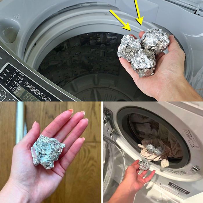Włóż Folie Aluminiową do Pralki: Efekt Jest Fenomenalny!