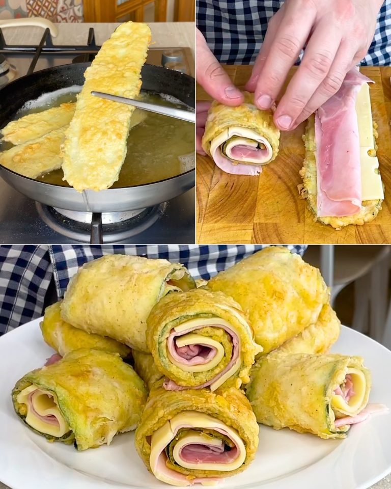 Smażone Roladki Z Cukinii