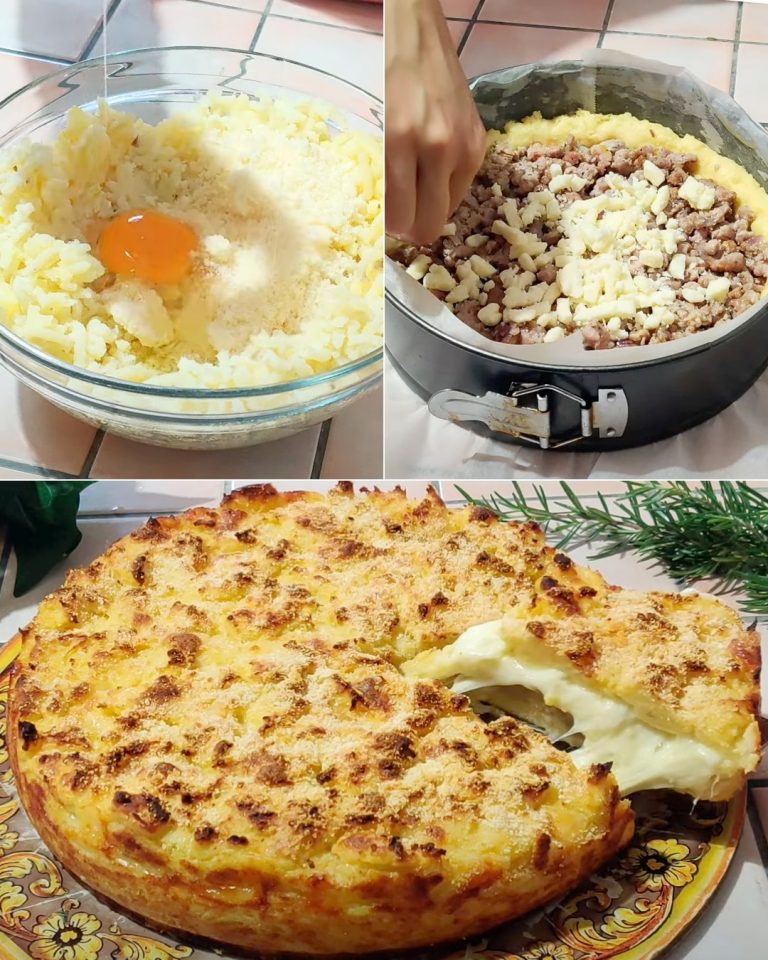 Sbriciolata z ziemniakami i salsą