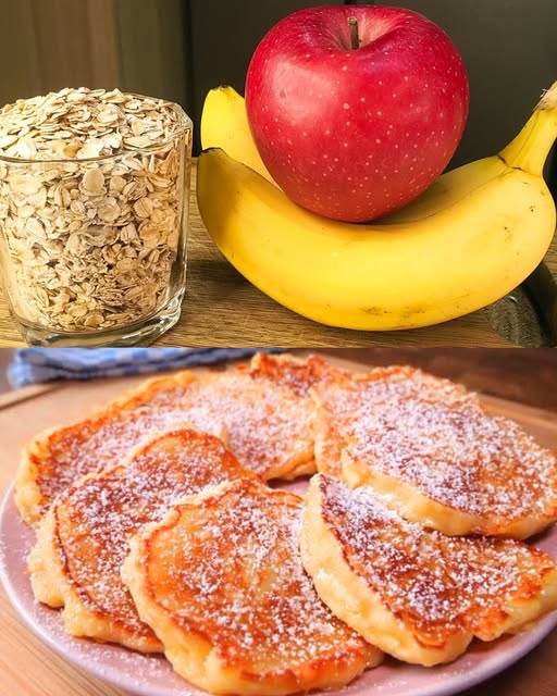 Zdrowe i pyszne naleśniki z bananem i płatkami owsianymi