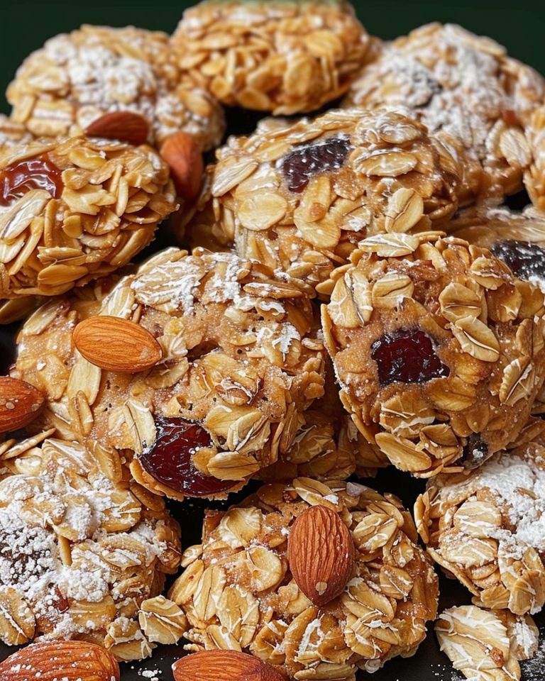Chrupki owsiane z owocami