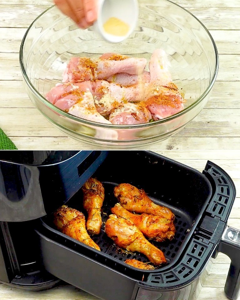 Złociste udka z kurczaka w Air Fryer: Oto jak uzyskać idealne rezultaty w kilku prostych krokach!