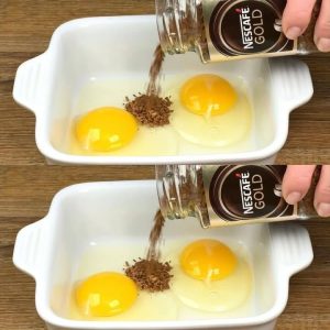 Ubij 2 jajka z kawą! Będziesz zaskoczony! Szybki deser bez mąki i żelatyny w 10 minut