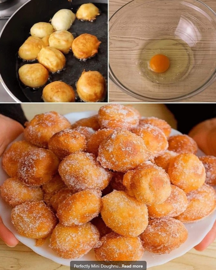Idealnie mini pączki – słodycz na jeden kęs!