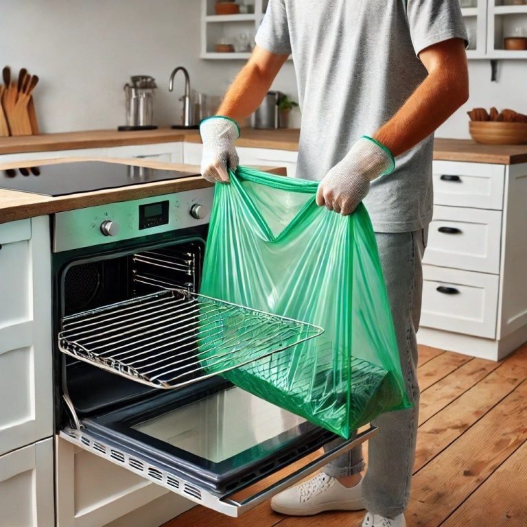 Oto mój sposób na czyszczenie rusztu piekarnika: używam jednej plastikowej torby i wygląda jak nowy!