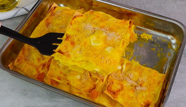 Lasagne z dyni: pyszny bezmięsny flan na jesień