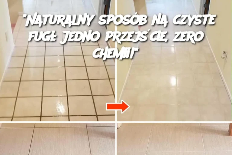 “Naturalny sposób na czyste fugi: Jedno przejście, zero chemii!”