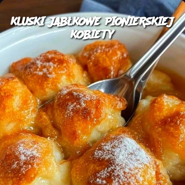 KLUSKI JABŁKOWE PIONIERSKIEJ KOBIETY