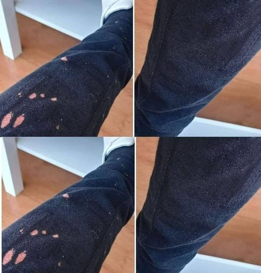 Oto prosta metoda na pozbycie się plam z wybielacza na ubraniach. Przejdź do początkowej uwagi.