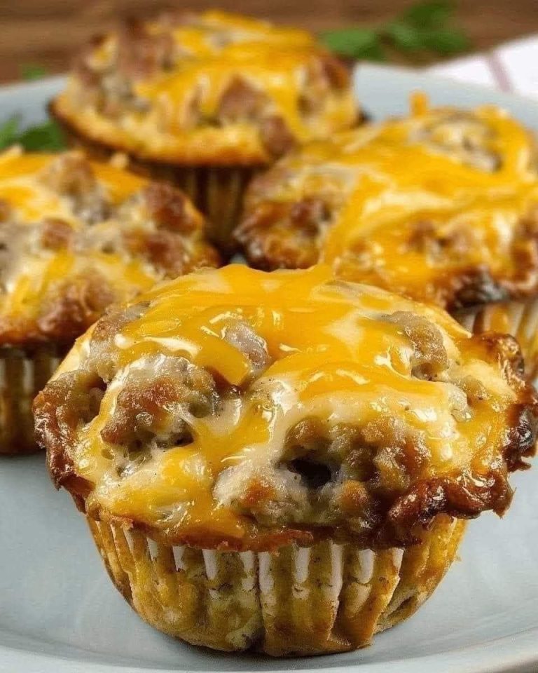 Proste muffiny z kiełbasą