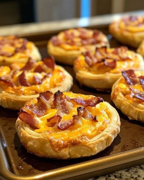 Pieczone roladki z boczkiem, jajkiem i serem: tradycja niedzielnego śniadania