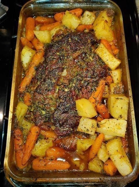 Wołowina pieczona w garnku
