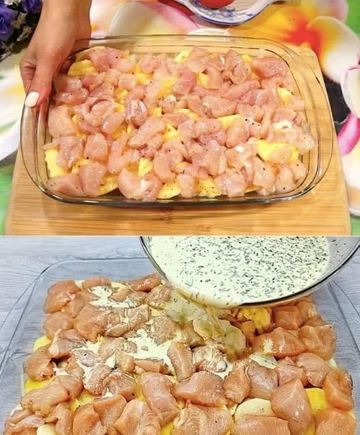 “Pyszna zapiekanka z kurczaka i ziemniaków – połączenie smaków, które oczarowuje”