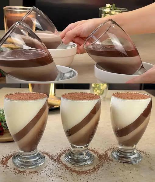 Panna Cotta Bicolore z Czekoladą i Wanilią: Elegancki i Wyrafinowany Deser