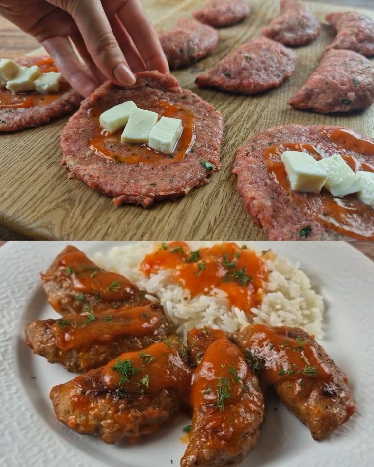 Kieszonki z wołowiną i mozzarellą: szybka i pyszna kulinarna niespodzianka