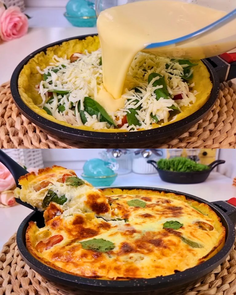 Pieczone ziemniaki, jajko i mozzarella