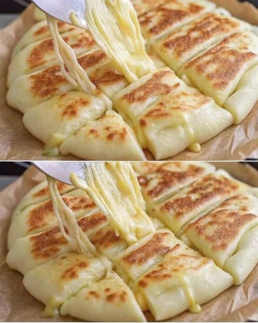 Chleb serowo-ziemniaczany na patelni! Bez piekarnika, bez drożdży, bez jajek!