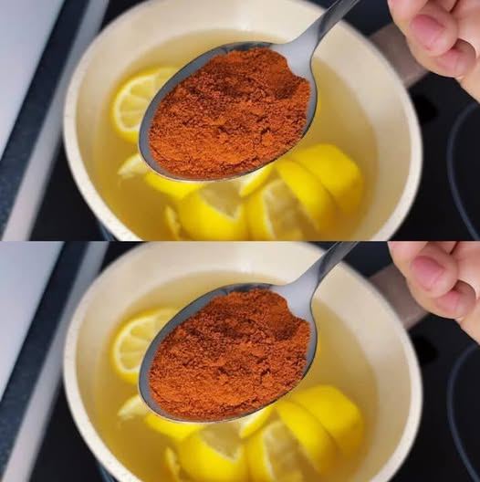 Napój z cytryny i czerwonej papryczki chili inspirowany wojskiem