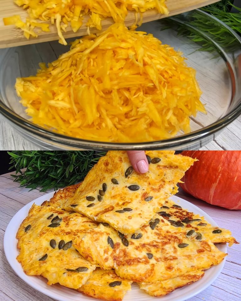 Pikantne naleśniki dyniowe z mozzarellą