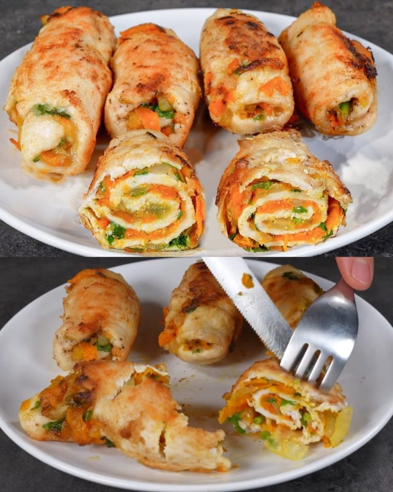 Składniki :  400 g piersi z kurczaka (14 uncji) 1 średnia cebula 2 średnie marchewki Mąka (w razie potrzeby do panierowania) Czarny pieprz (do smaku) Świeża pietruszka, posiekana 1 ząbek czosnku, posiekany Sól (do smaku) Olej do smażenia Instrukcje:  Przygotuj farsz:  zobacz więcej na następnej stronie Reklama