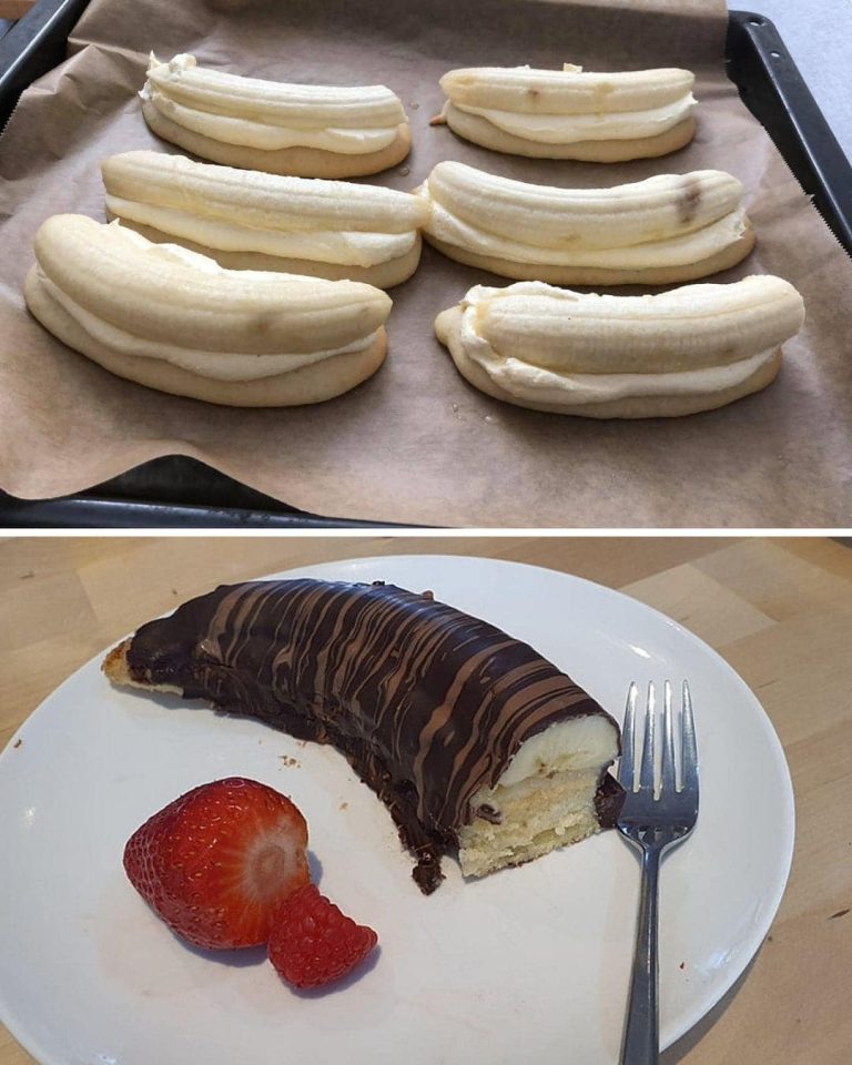 Czekoladowe banany jak z piekarni