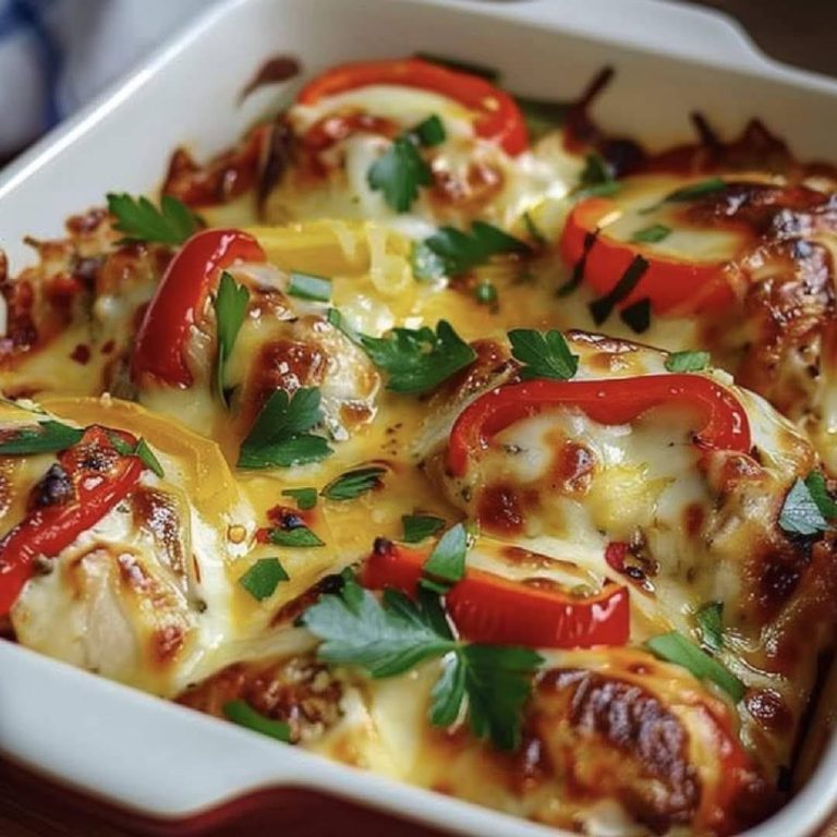 Reklama Zapiekanka z kurczakiem i papryką w serze: najlepszy przepis na comfort food
