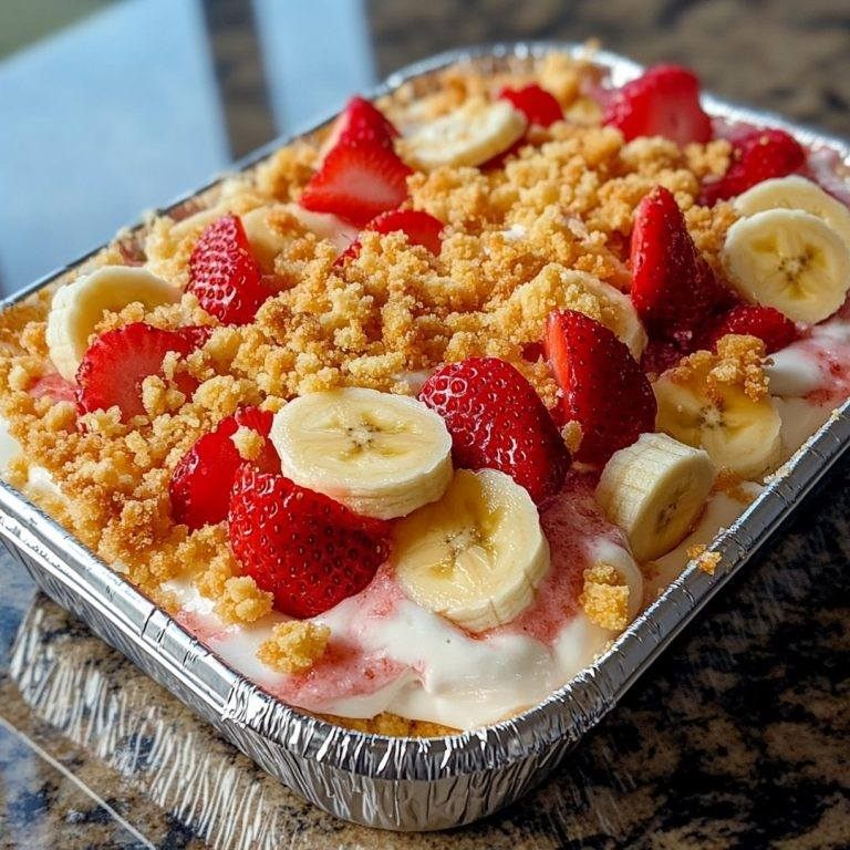 Sernik Truskawkowy z Budyniem Bananowym – Wyjątkowe Połączenie Smaków
