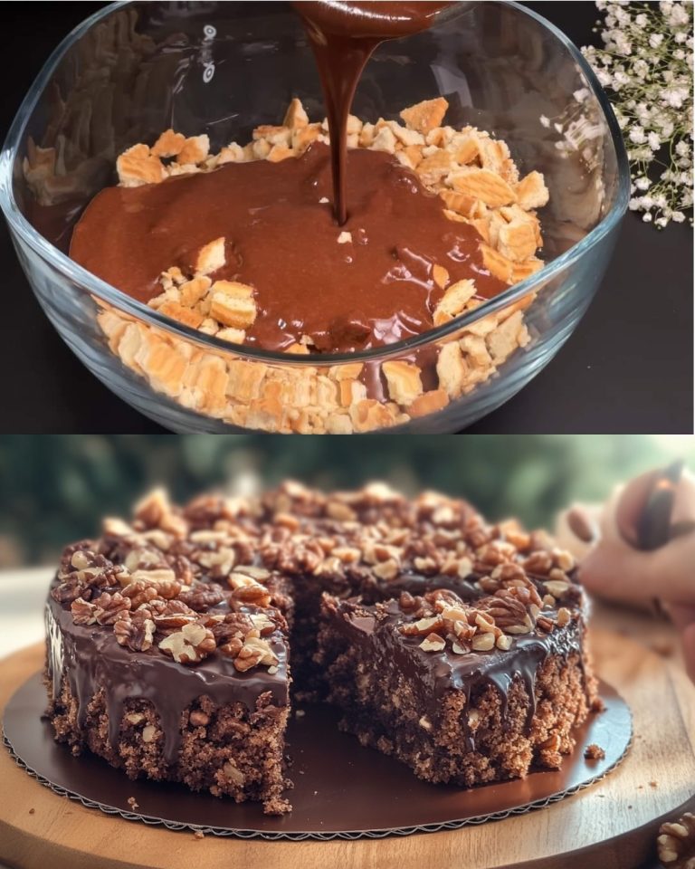Deser czekoladowo-orzechowy bez pieczenia
