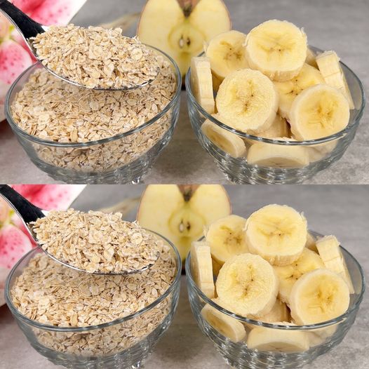 Zdrowy deser z płatków owsianych i banana | Tylko 3 proste składniki