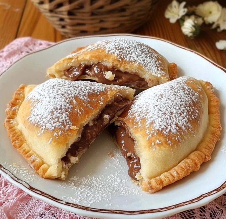 “Domowe Panzerotti z Nutellą – Chrupiące Kieszonki Pełne Słodyczy”