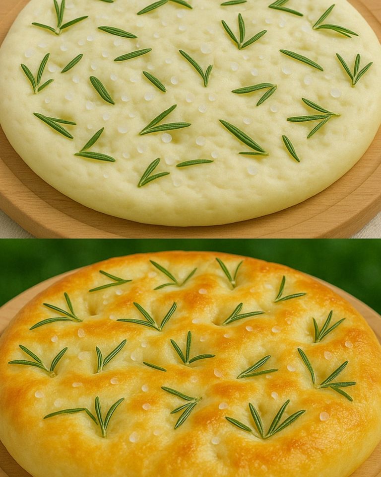 Focaccia z rozmarynem – miękki i złoty włoski chleb