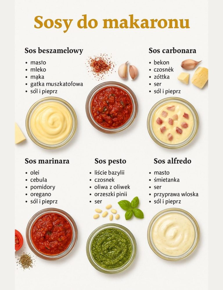 Moja przepisy na pyszne sosy: