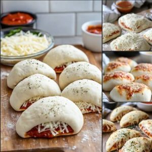 Domowe Serowe Kieszonki na Pizzę – Szybki i Pyszny Przepis