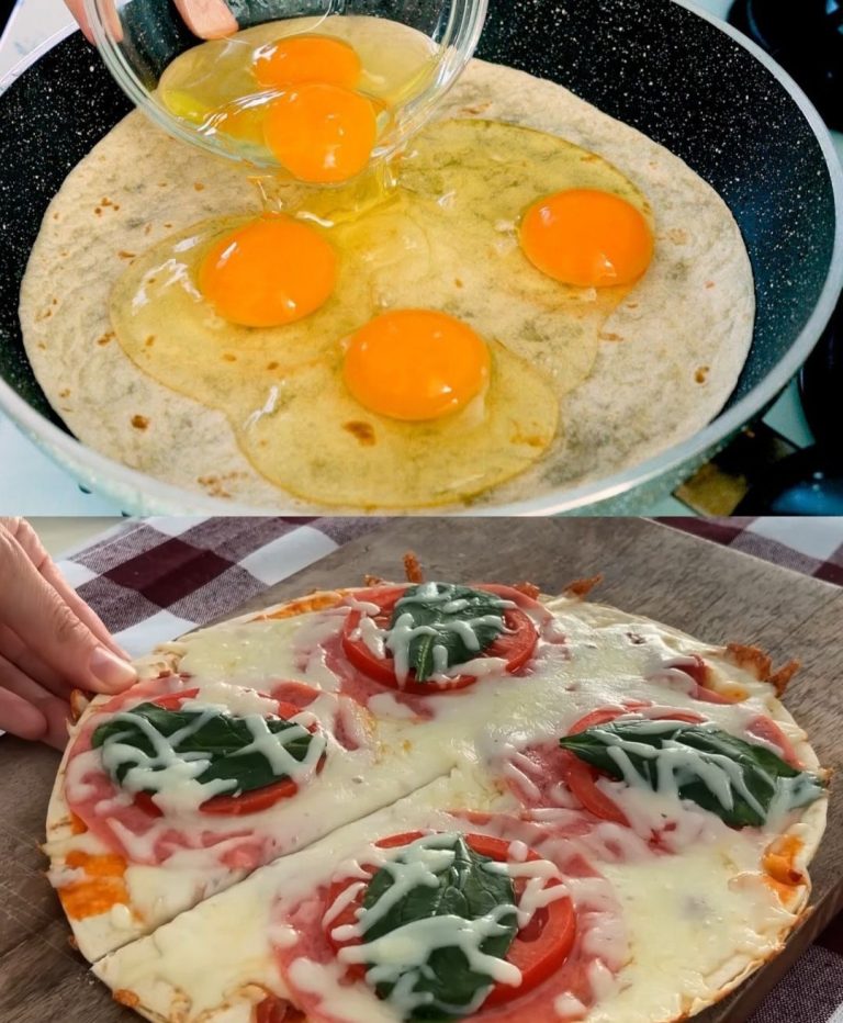 Tortilla Frittata ze szpinakiem, pomidorami i mozzarellą