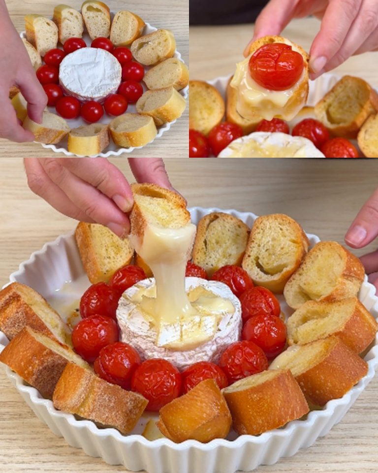 Pieczony Brie jako przystawka z 3 składników