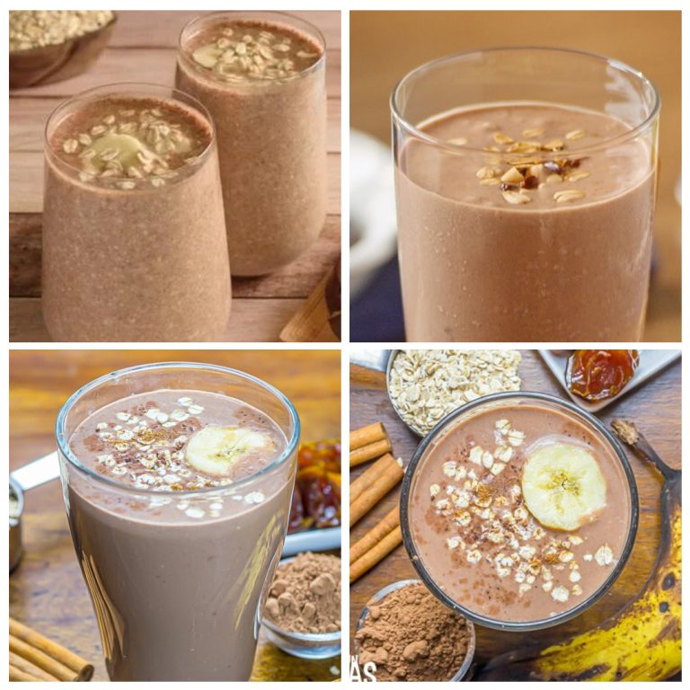 Smoothie Owsiane Z Czekoladą i Bananem
