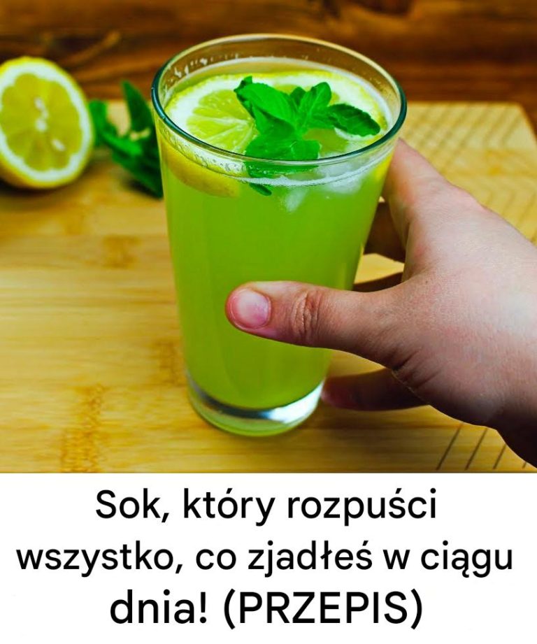 Sok, który rozpuści wszystko, co zjadłeś w ciągu dnia! (PRZEPIS)