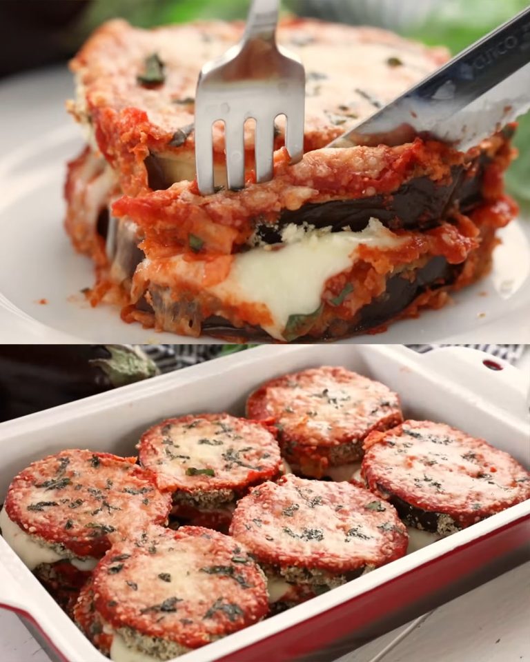 Pieczony bakłażan z parmezanem
