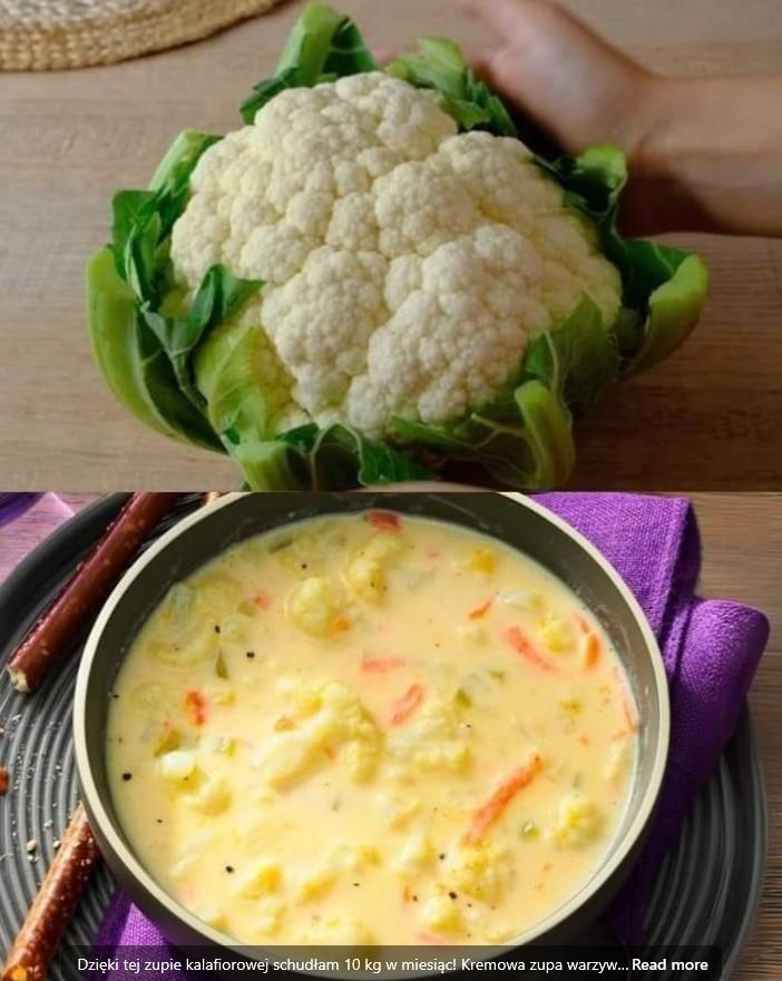 Kremowa Zupa z Kalafiora, Pora i Sera Cheddar – Aksamitna i Rozgrzewająca