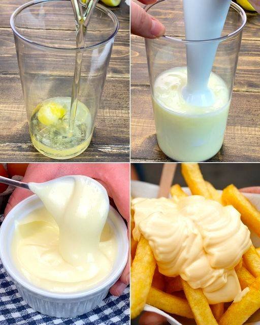 Domowy majonez w zaledwie 2 minuty za pomocą ręcznego blendera!