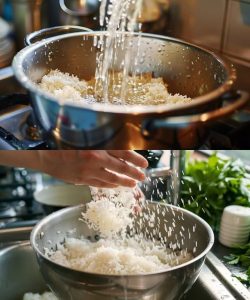 Nie wylewaj wody po gotowaniu ryżu do zlewu – dlatego robisz to źle