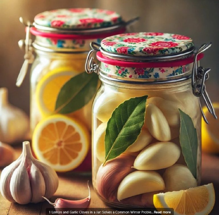 1 cytryna i ząbki czosnku w słoiku: naturalny zimowy środek, którego potrzebujesz!